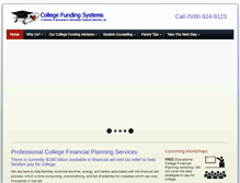 Tablet Screenshot of grossmancollegefunding.com